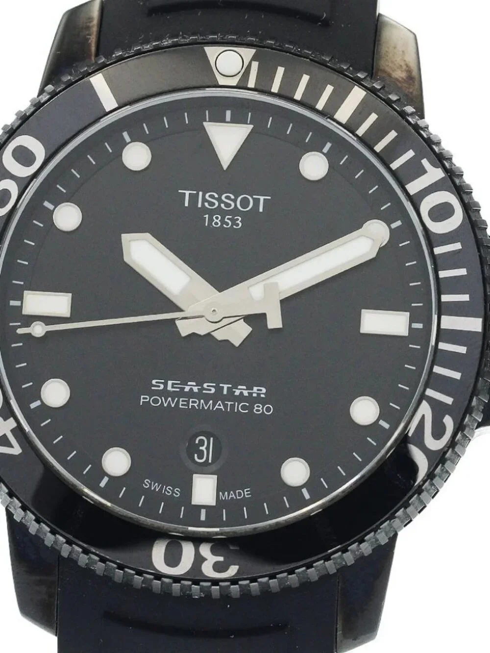 TISSOT Sea star 1000 T120.407.37.051.00 Date black Dial Automatic Men's